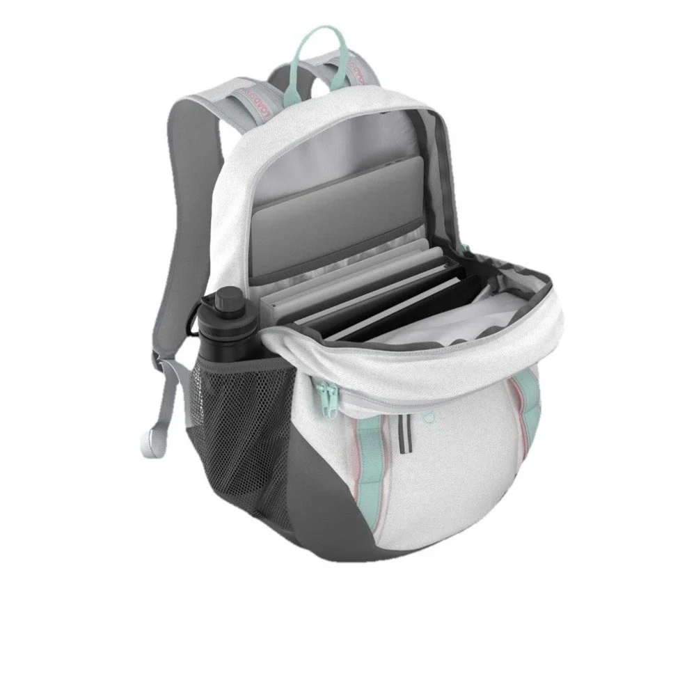 Adidas Excelerator Backpack Twill White/Semi Flash Aqua Blue/Semi Pink Spark New